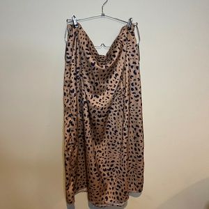 Leopard Midi Skirt
